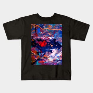 Perception in Blue by Adelaide Artist Avril Thomas Kids T-Shirt